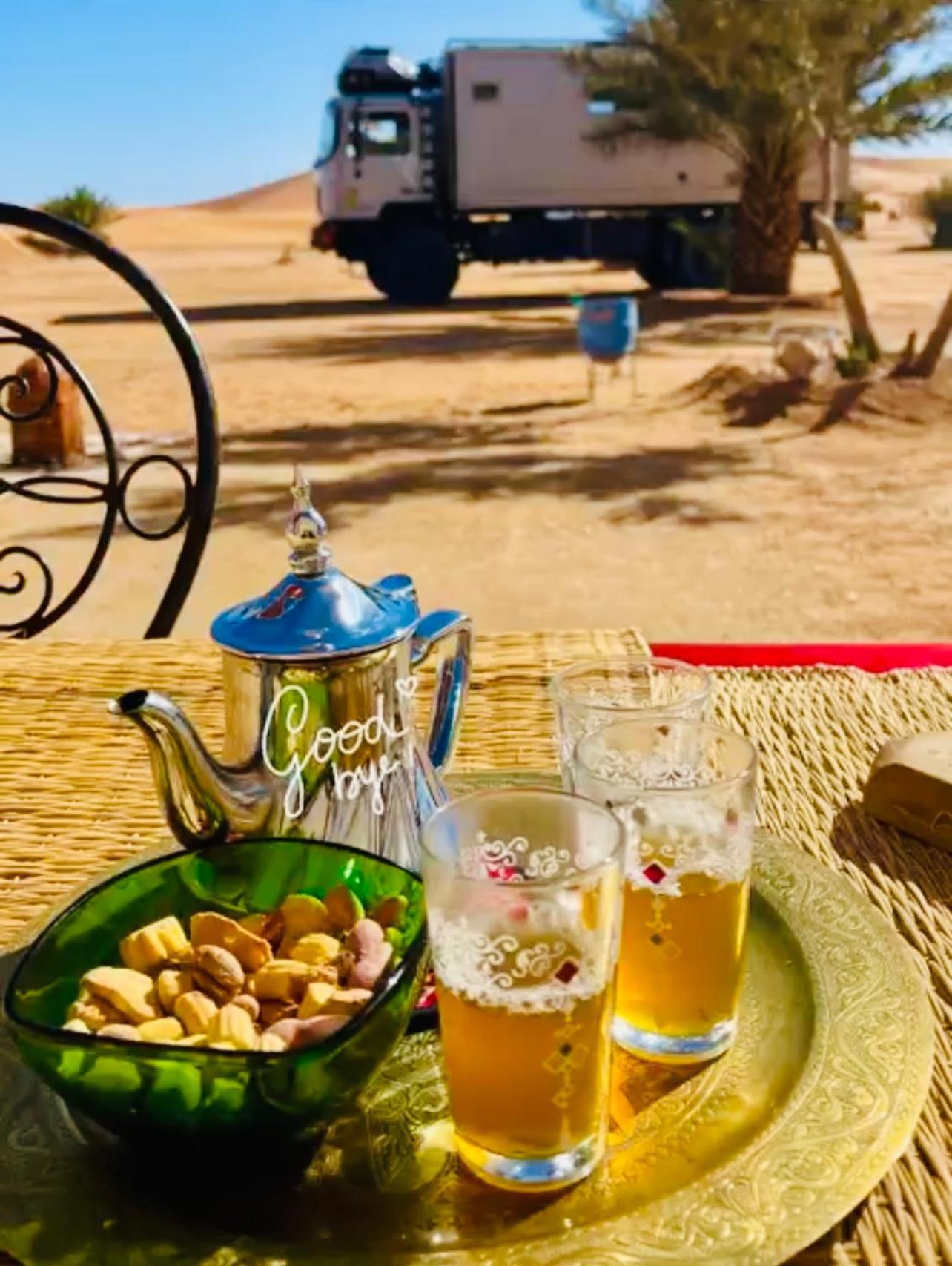 Hotel Camping Les Roses Des Dunes & Piscine Мерцуга Екстериор снимка